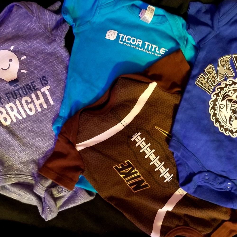 BRAND NEW #Bundle of 4 6months #onesie #Baby #Infa